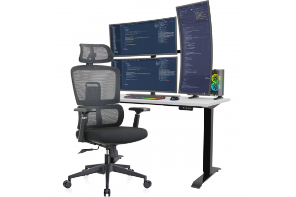 Fotel biurowy K23 COMFORTA CZARNY